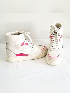 NEW COACH C220 High-Top Sneakers Retro Style Leather Suede Sneakers NWOB